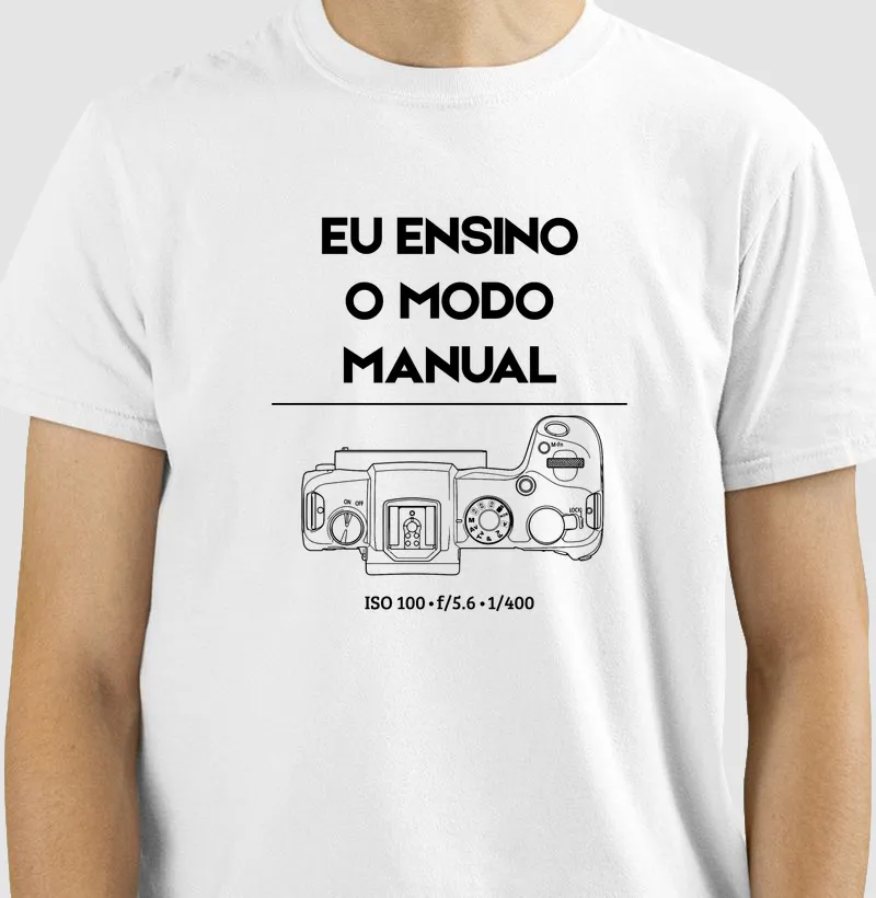 Eu ensino o modo manual
