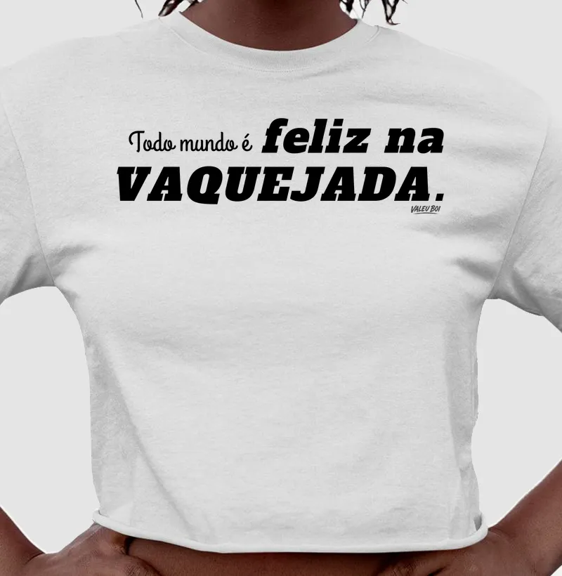 Cropped - Todo mundo é feliz na Vaquejada