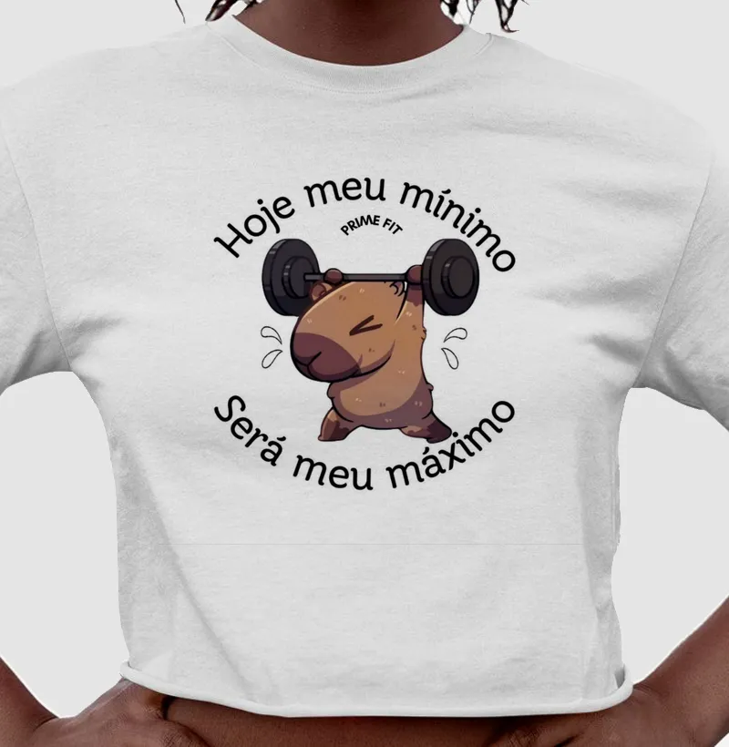 CROPPED personalizado capivara 