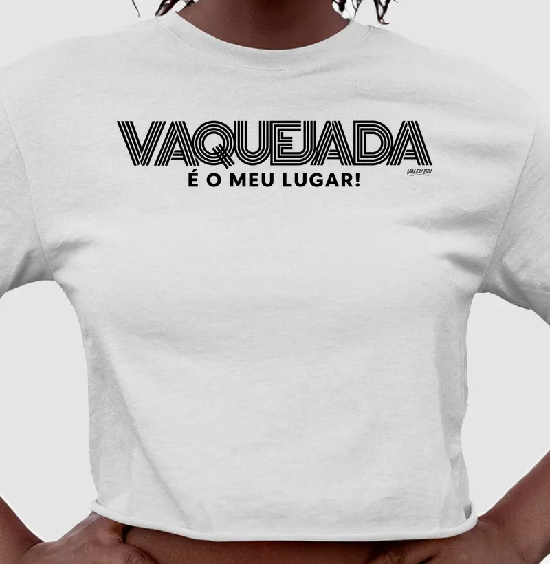 Cropped - Vaquejada é o meu lugar