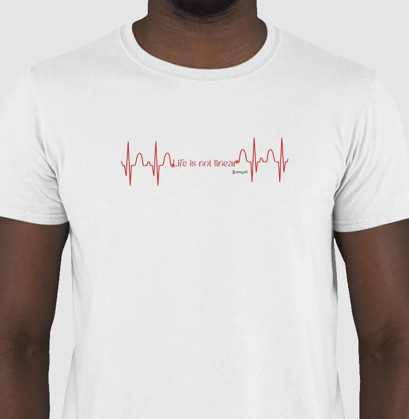 Camiseta Regular - Life is not linear