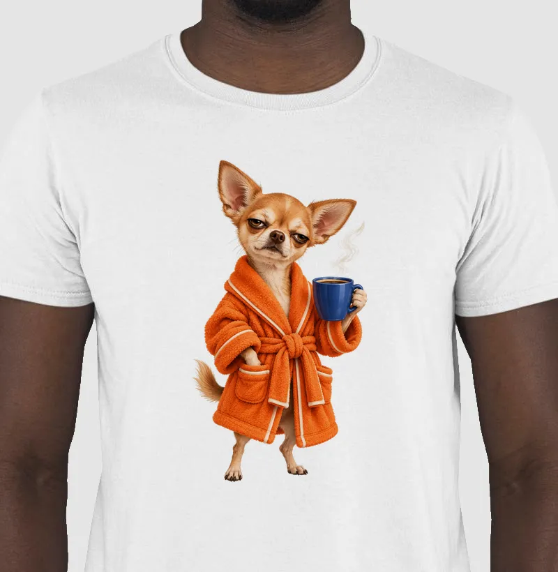 Chihuahua Coffee Time