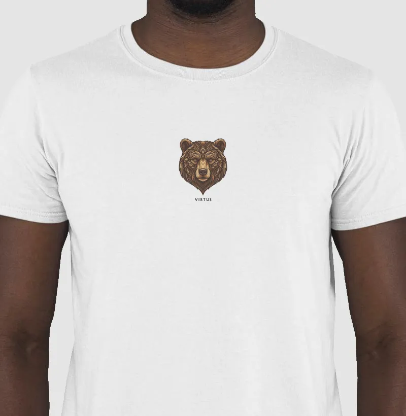 Camiseta Urso (claras) Ancestral Amuleto - latim