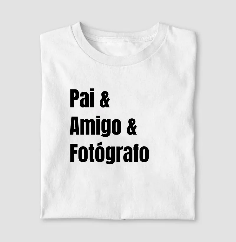 Pai amigo fotógrafo