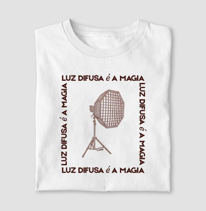 Luz difusa é a magia - Camiseta