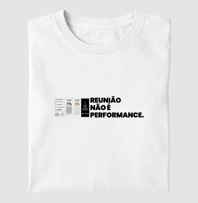 Reunião não é performance