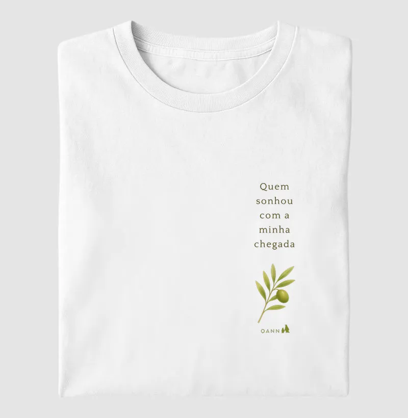 Camiseta Revelação de Gravidez para o Pai — Quem Sonhou com a Minha Chegada