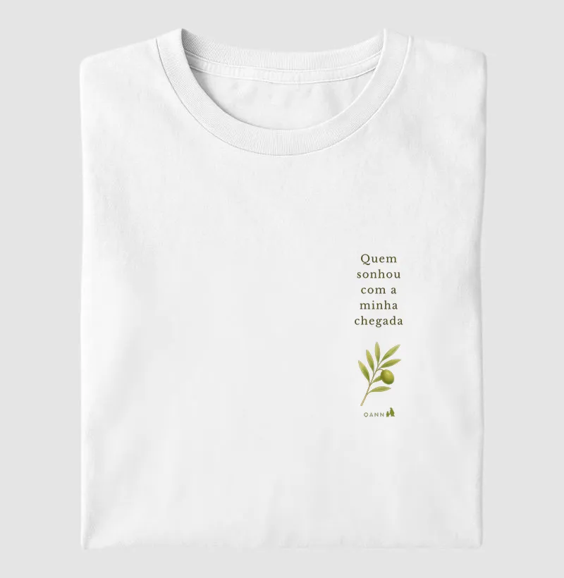 Camiseta Revelação de Gravidez para o Pai — Quem Sonhou com a Minha Chegada
