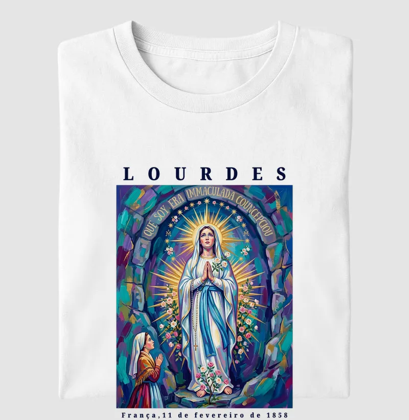 Nossa Senhora de Lourdes, pintura.