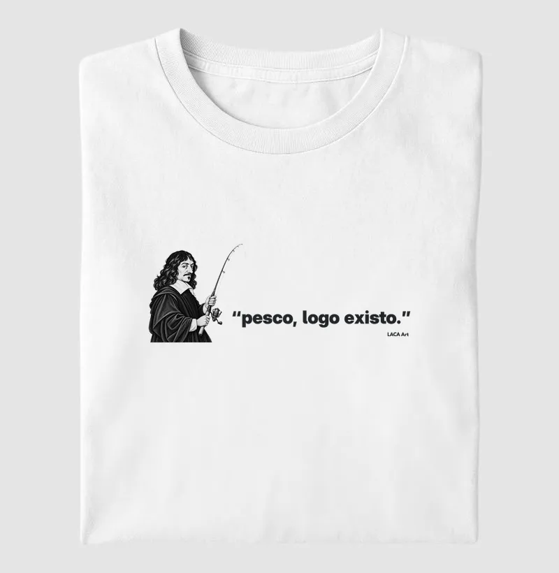 Pescador de linha filósofo - Camiseta