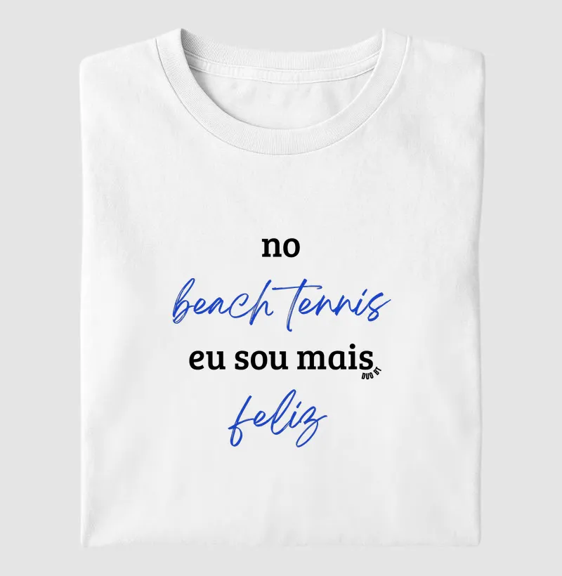 No Beach Tennis Sou Mais Feliz