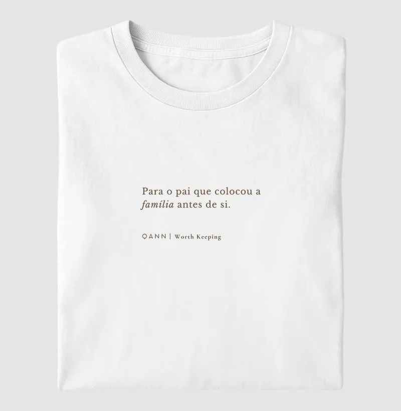 Camiseta Para Kit Dia dos Pais — Família 