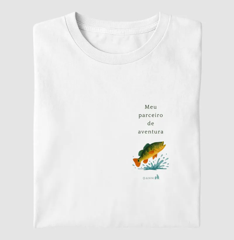 Camiseta Revelação de Gravidez para o Pai — Meu Parceiro de Aventura