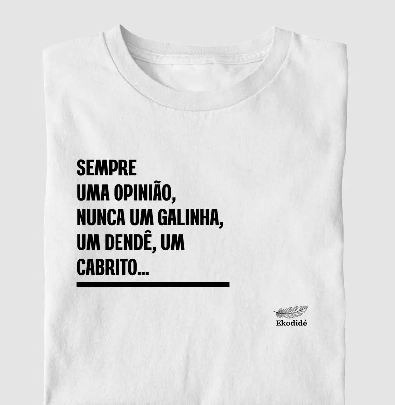 Sempre uma opinião