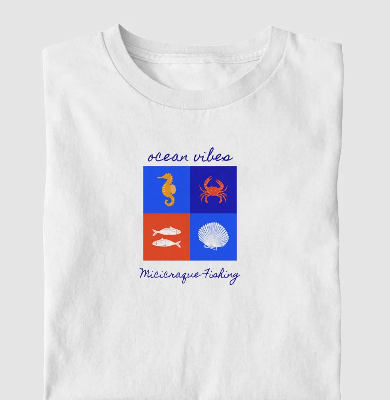 Minicraque Fishing - Ocean Vibes - Camiseta