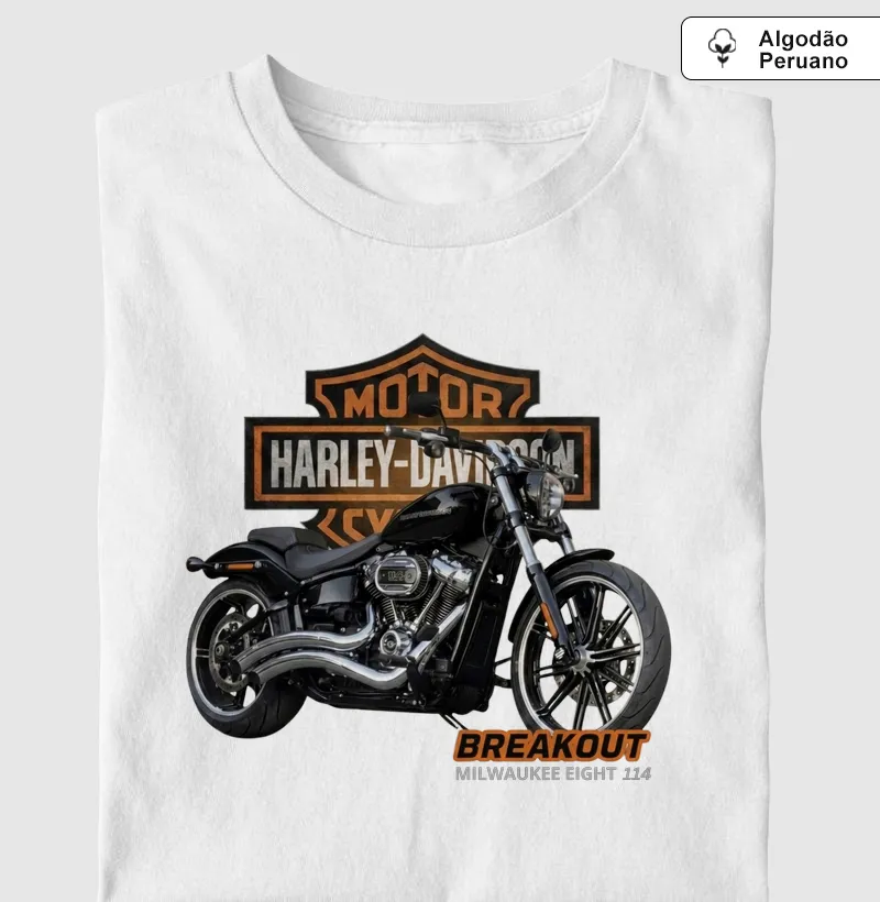 Supreme Harley Davidson Breakout 114 Preta (tecido algodão peruano)