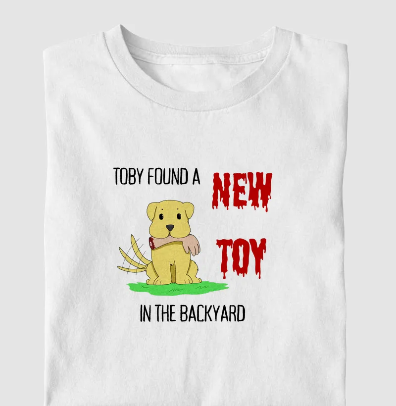 Toby Found a New Toy - Camiseta