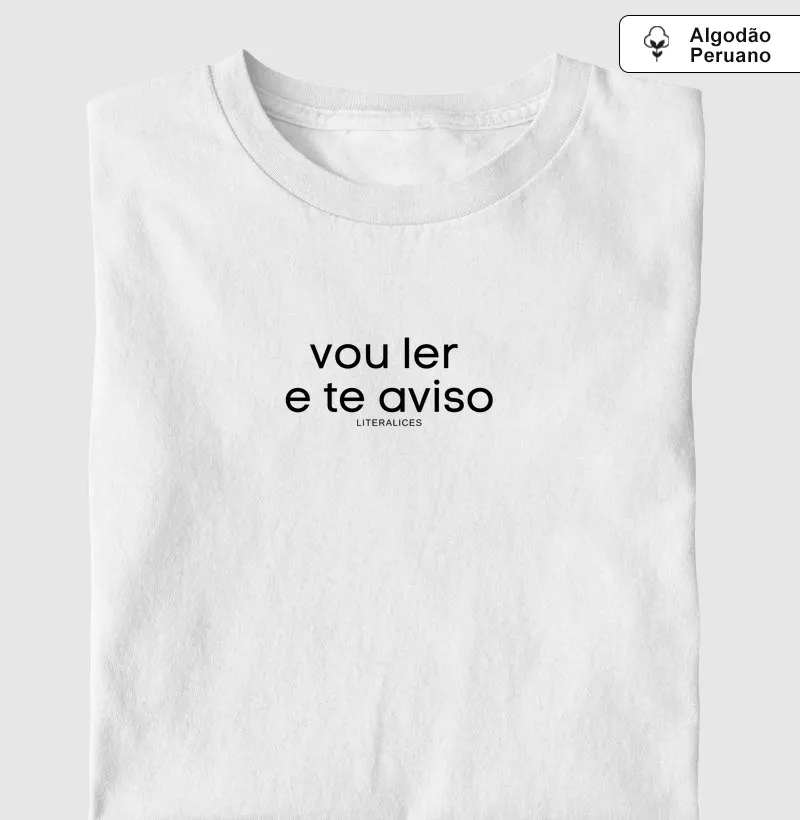 Vou ler e te aviso