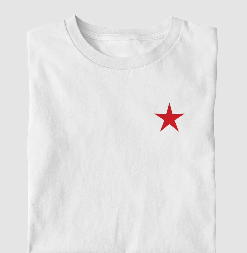 estrela vermelha - Camiseta
