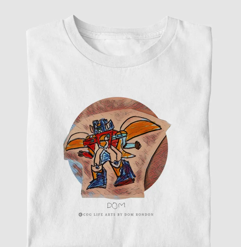 Robô Laranja e Azul by Dom