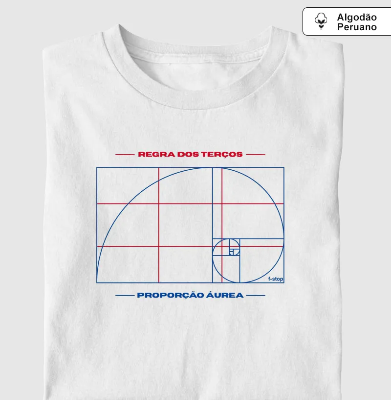 Áurea e terços - Camiseta Algodão Peruano