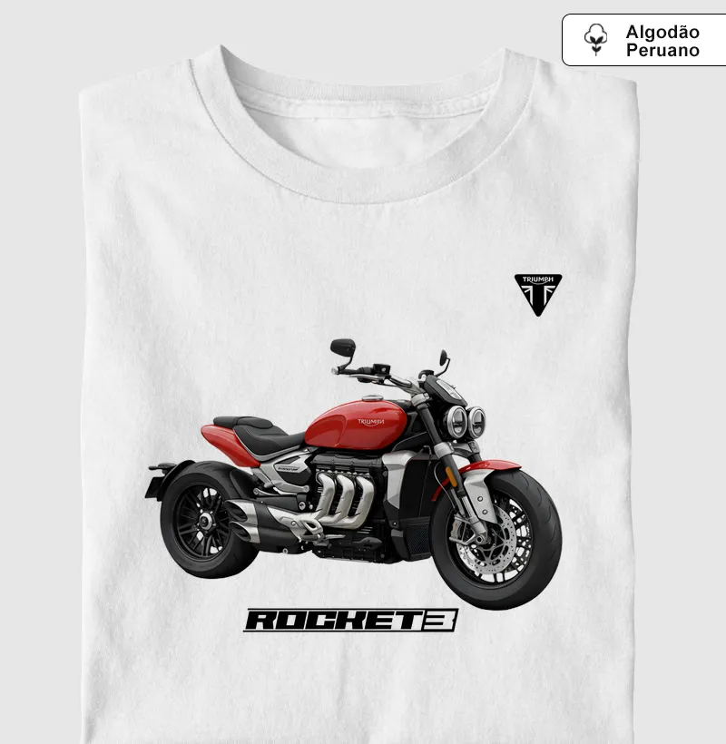 Supreme Triumph Rocket 3 vermelha (tecido algodão peruano)