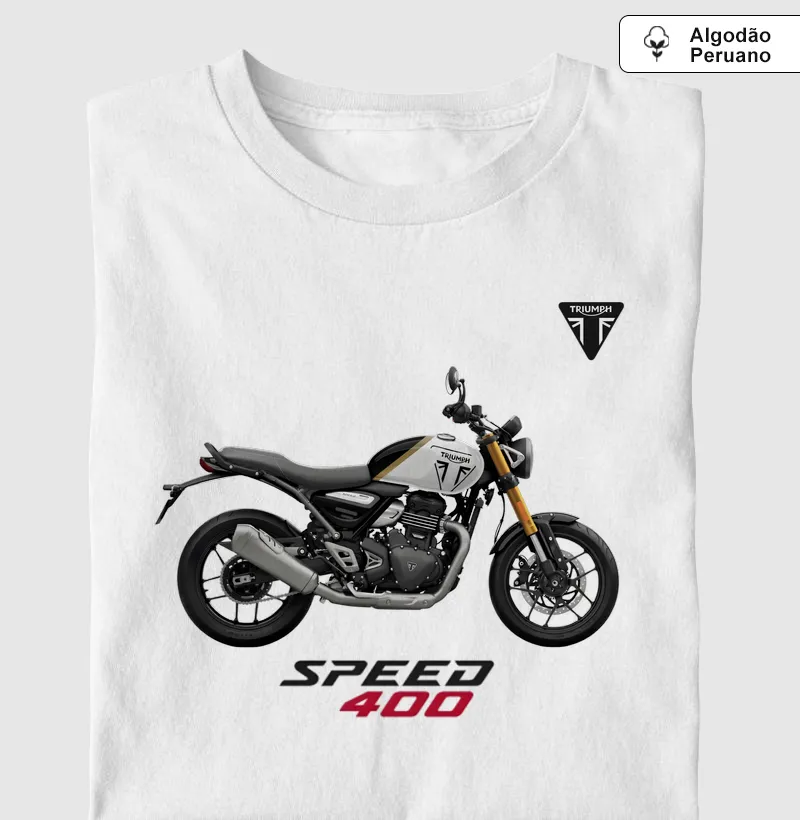 Supreme Triumph Speed 400 Branca (tecido algodão peruano)