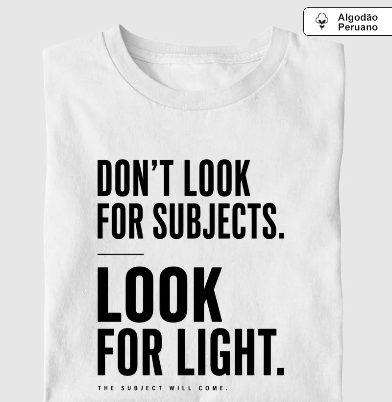 Don't look for subjects