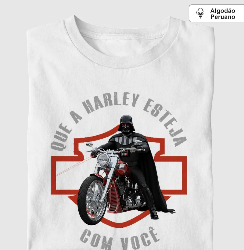 Supreme "Que a Harley esteja com Você" (tecido algodão peruano)