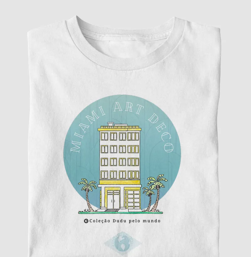 Miami Art Deco Azul by Dudu Memoriza