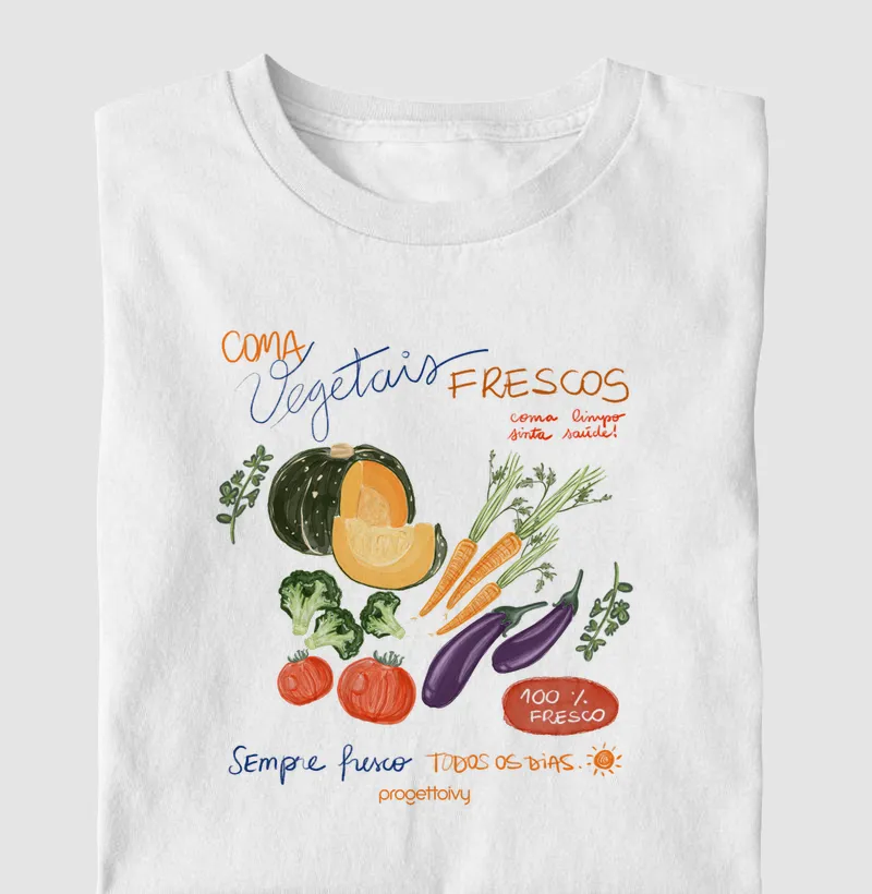 Tshirt Coma vegetais frescos
