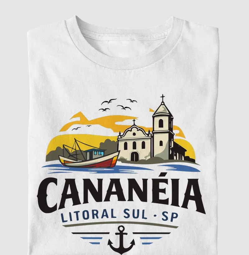 Camiseta Infantil Cananéia Litoral Sul SP