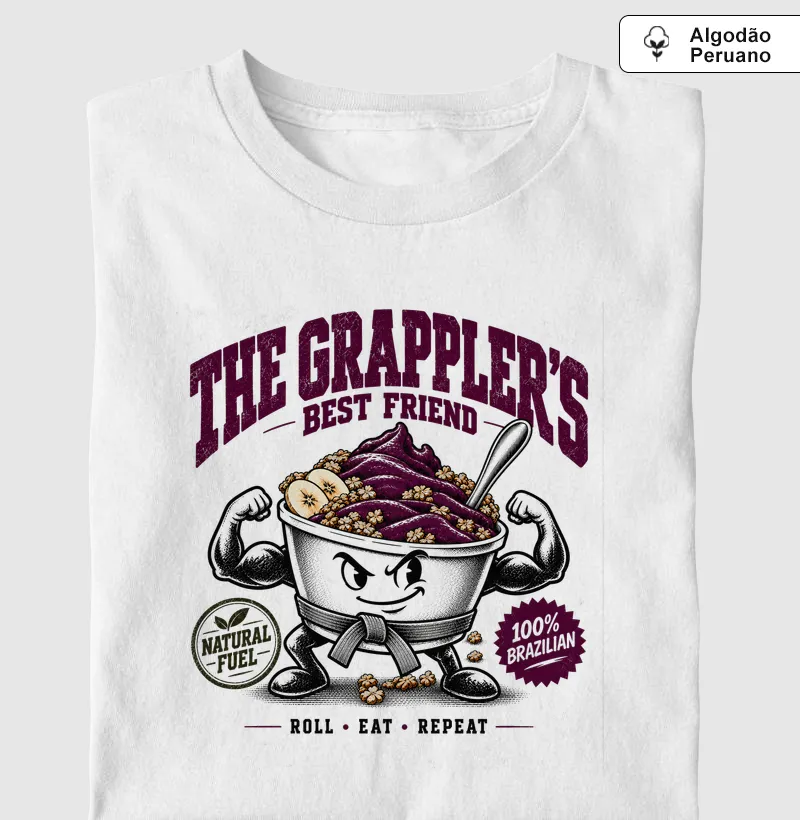 THE GRAPPLER’S BEST FRIEND - Camiseta Algodão Peruano