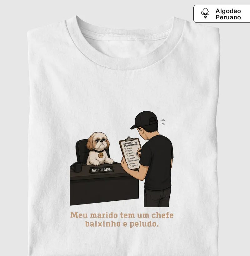Meu marido tem um chefe baixinho e peludo