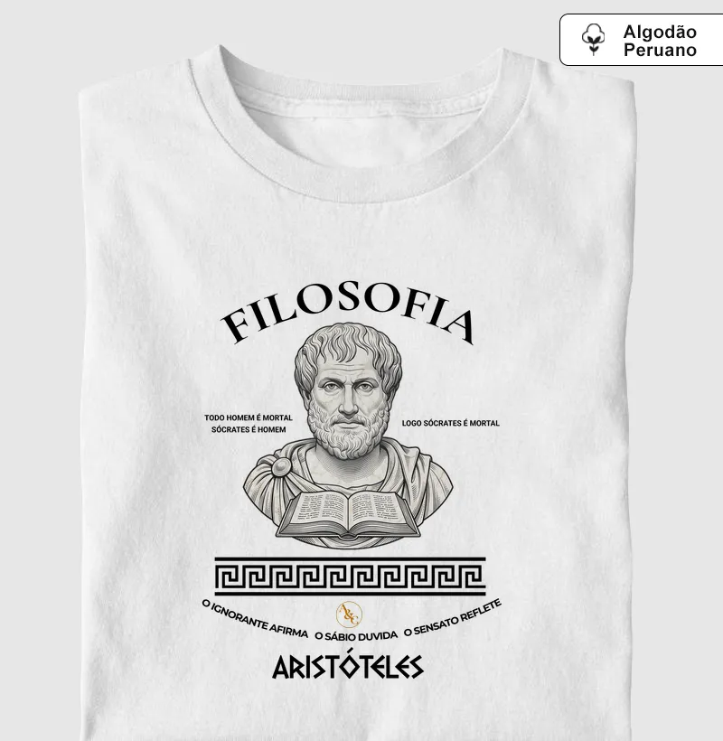 Camiseta Filosofia Aristóteles