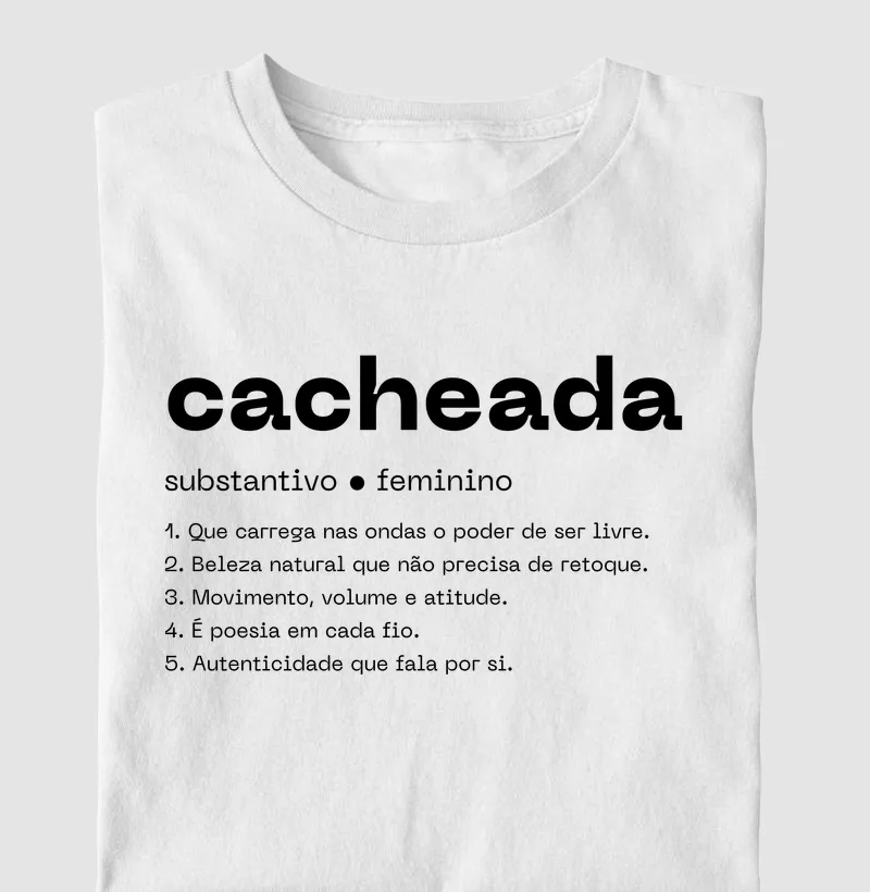 Dicionário da Cacheada - Camiseta Infantil