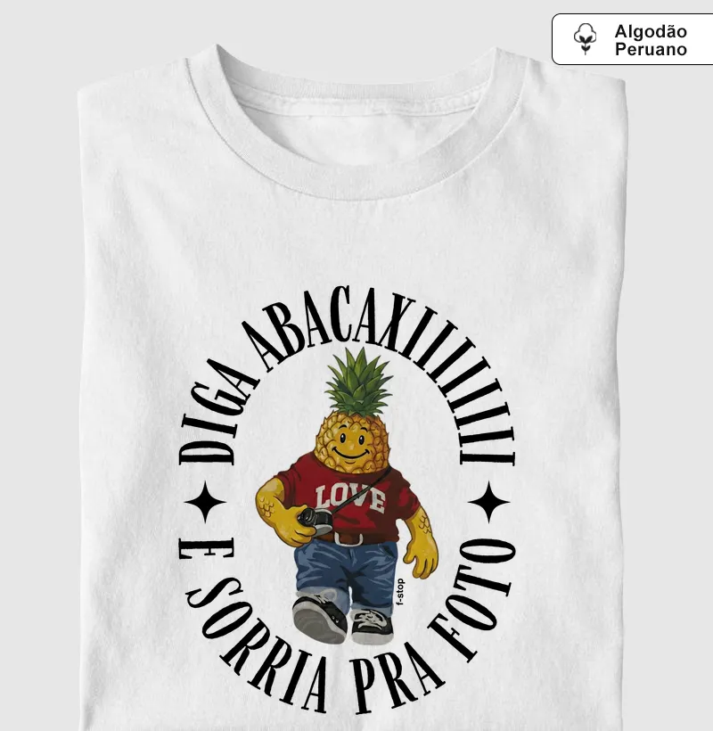 Diga abacaxi e sorria pra foto