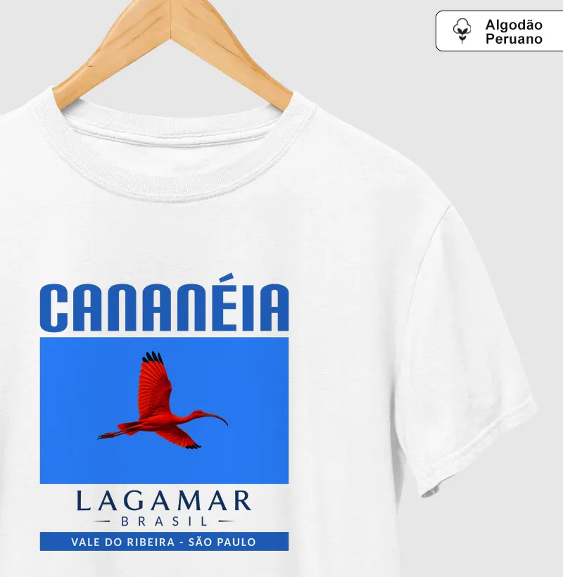 Guará Cananéia  - Camiseta Algodão Peruano