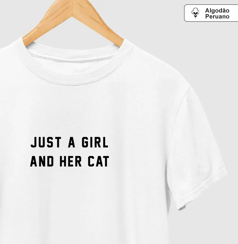 JUST A GIRL AND HER CAT