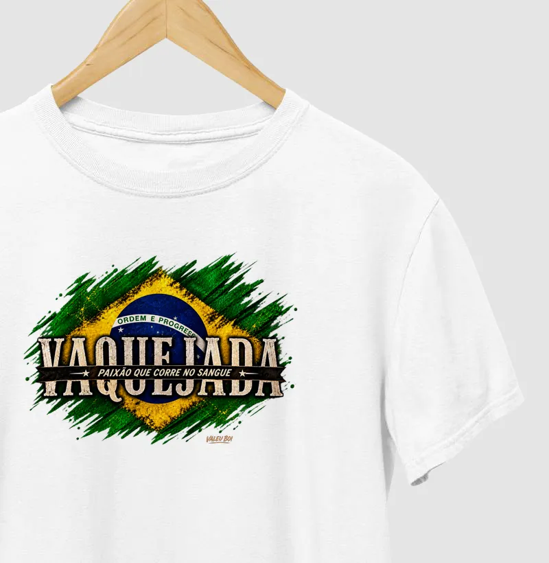 Camisa Algodão - Paixão que Corre no Sangue - Camiseta