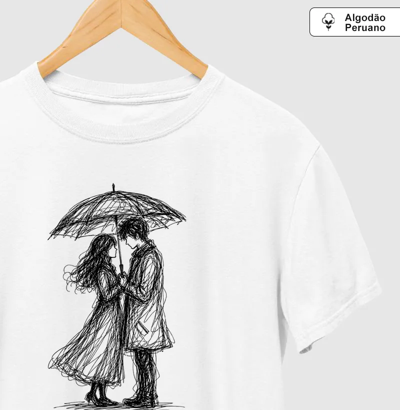 Camiseta Premium - Casal apaixonado - dorama coreano