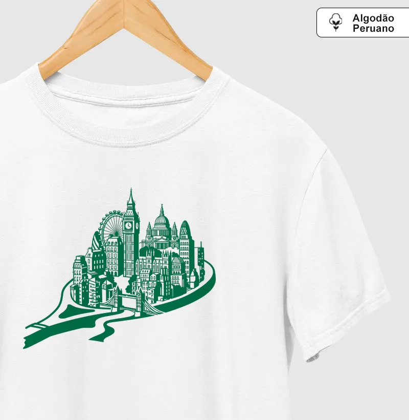 LONDON TENNIS - Camiseta Algodão Peruano