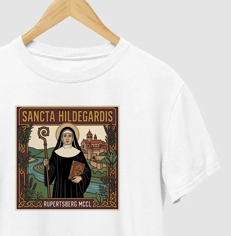 Santa Hildegarda Vintage