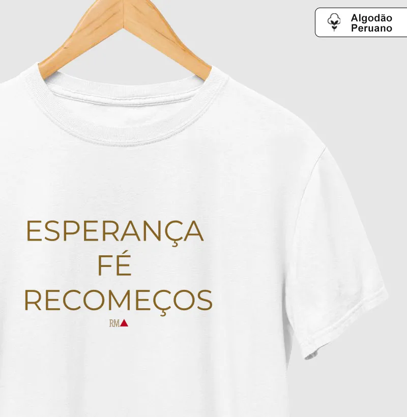 Esperança, fé, recomeços