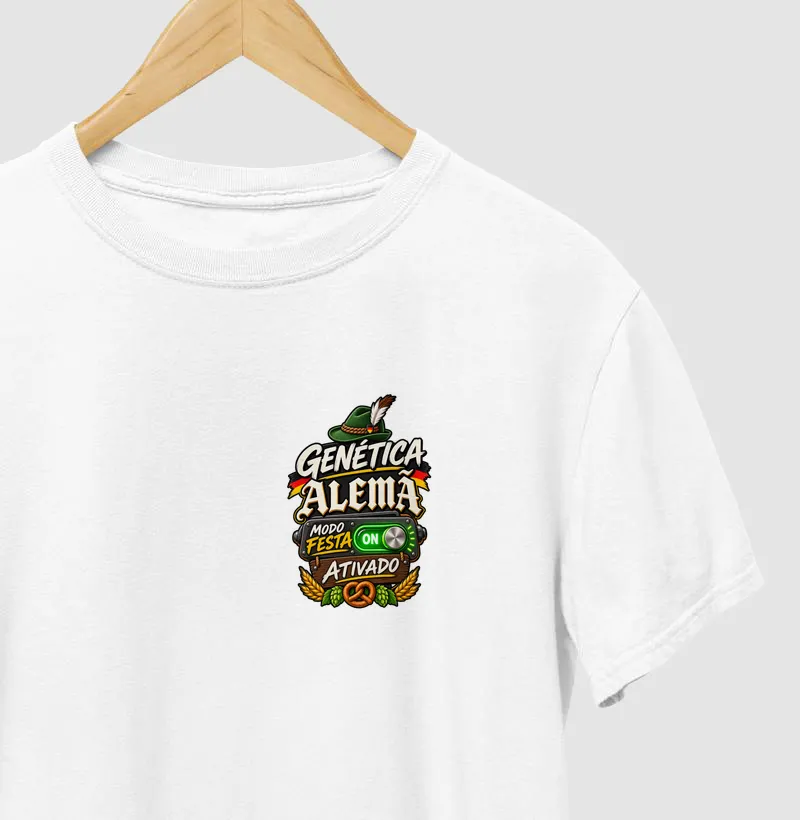 Genética Alemã Modo Festa Mini - Camiseta
