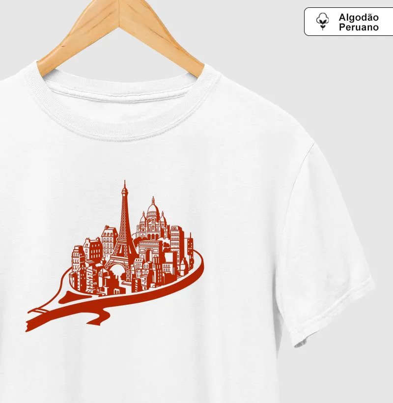 PARIS TENNIS - Camiseta Algodão Peruano