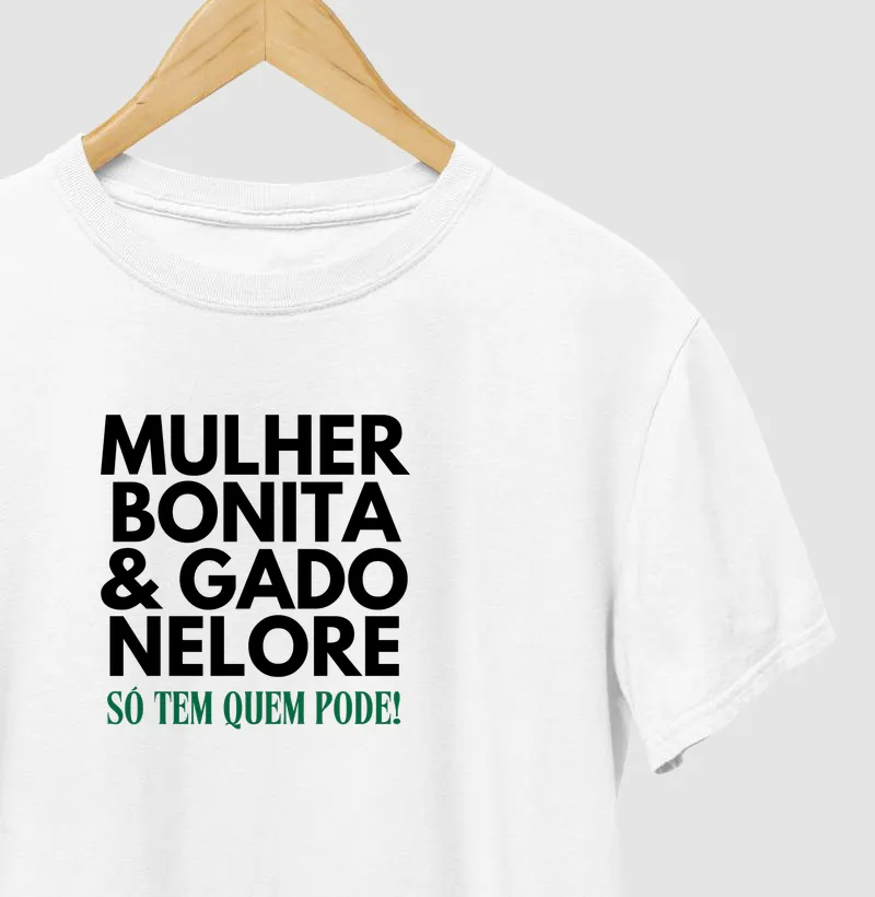 Mulher bonita e gado nelore só tem quem pode