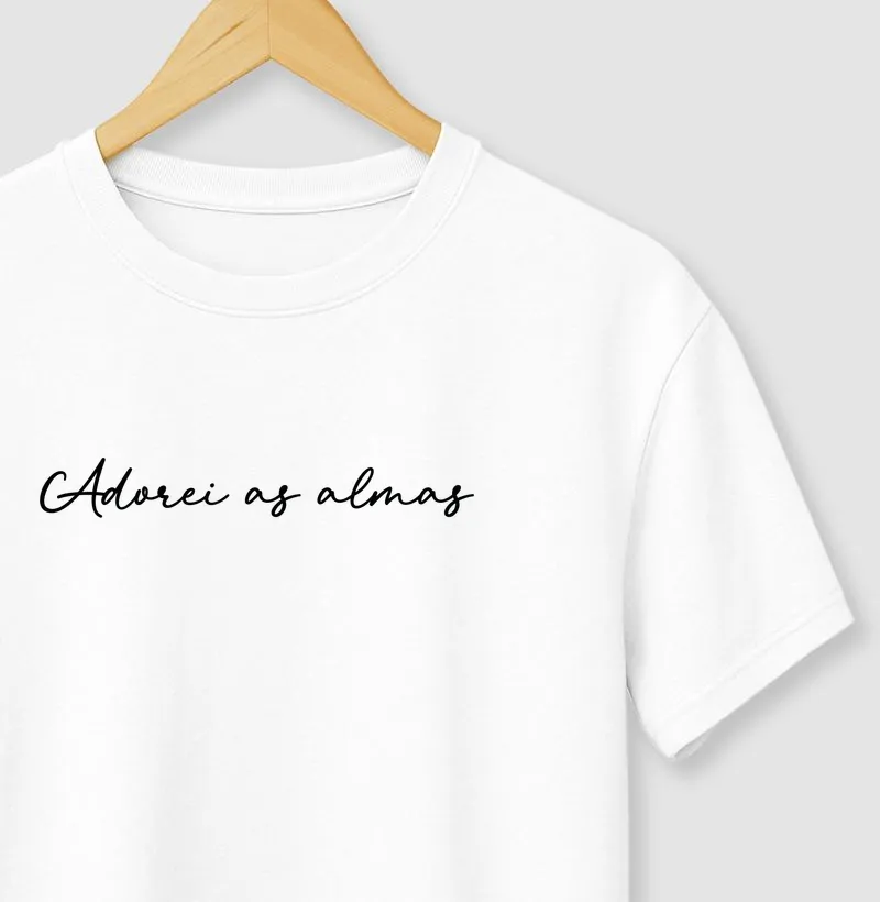 Adorei as Almas - cursiva