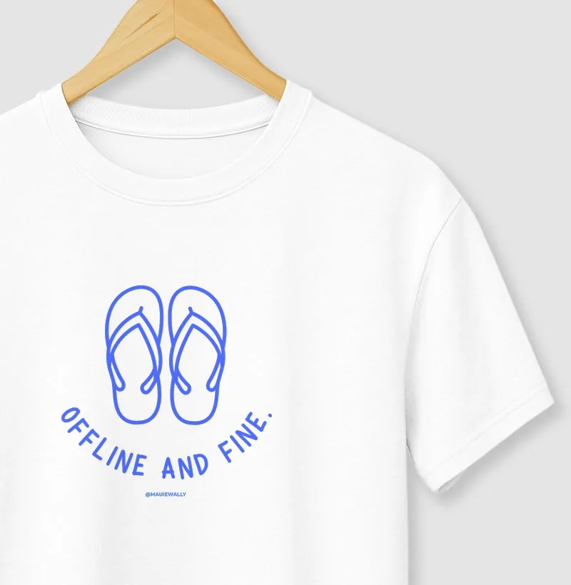 OFFLINE AND FINE (chinelo).