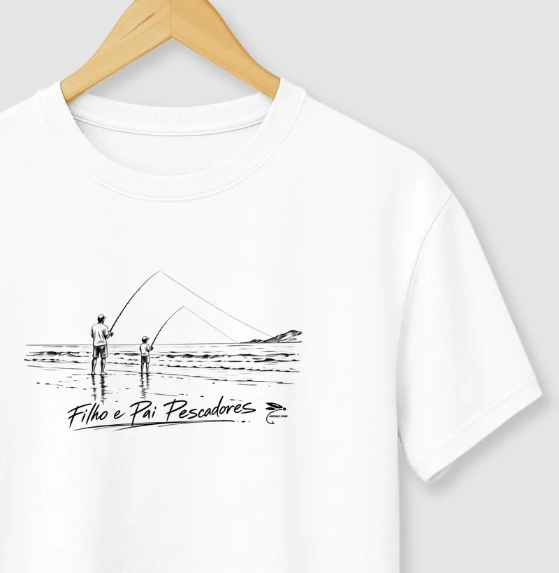 Filho & Pai Pescadores - Praia - Camiseta